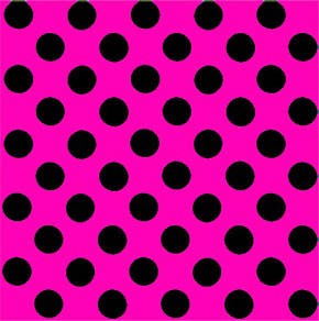 Uniqueco Printed FSCM Happy Brights Black Spot on Bright Pink