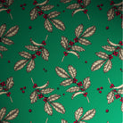 Uniqueco Printed FSCM Winter Deluxe Holly on Green