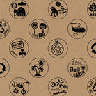 Uniqueco Printed FSCR Love the Earth Circled Icons