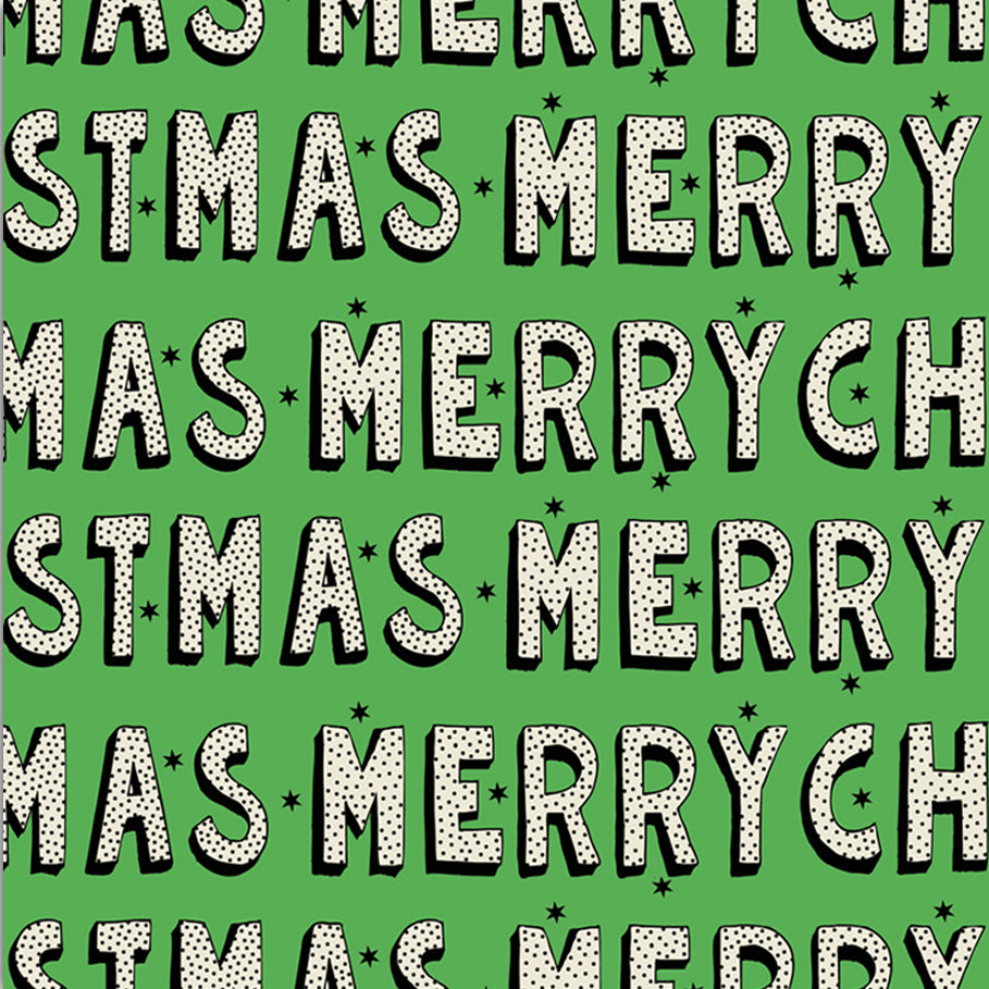 Uniqueco Printed FSCM Elf Merry Christmas Green