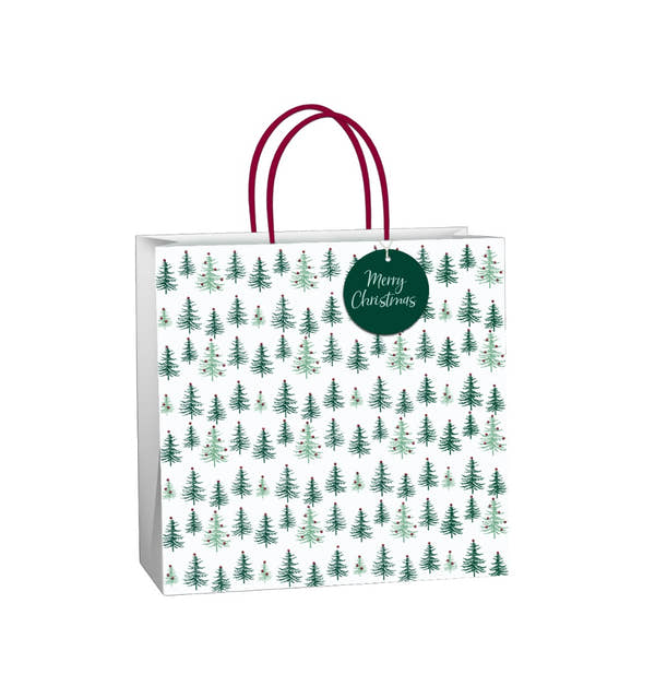 Uniqueco FSCM* Bioglitter Bag Holly & Ivy Large (Unit of 6)