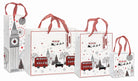 Glitter Christmassy London Scene Gift Bag (select size)