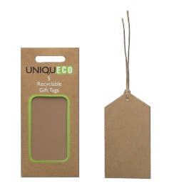 Uniqueco FSCM* Gift Tag Kraft pack of 5 Natural