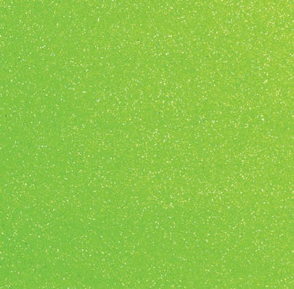 Plain Glitter Neon Green