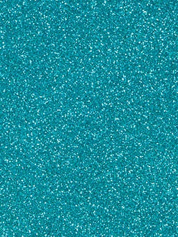 Turquoise Glitter Gift Tag